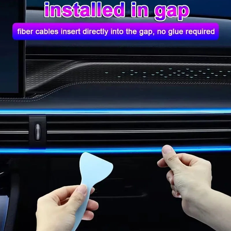 USB Fiber Optic RGB Ambient Light Strip with App Control