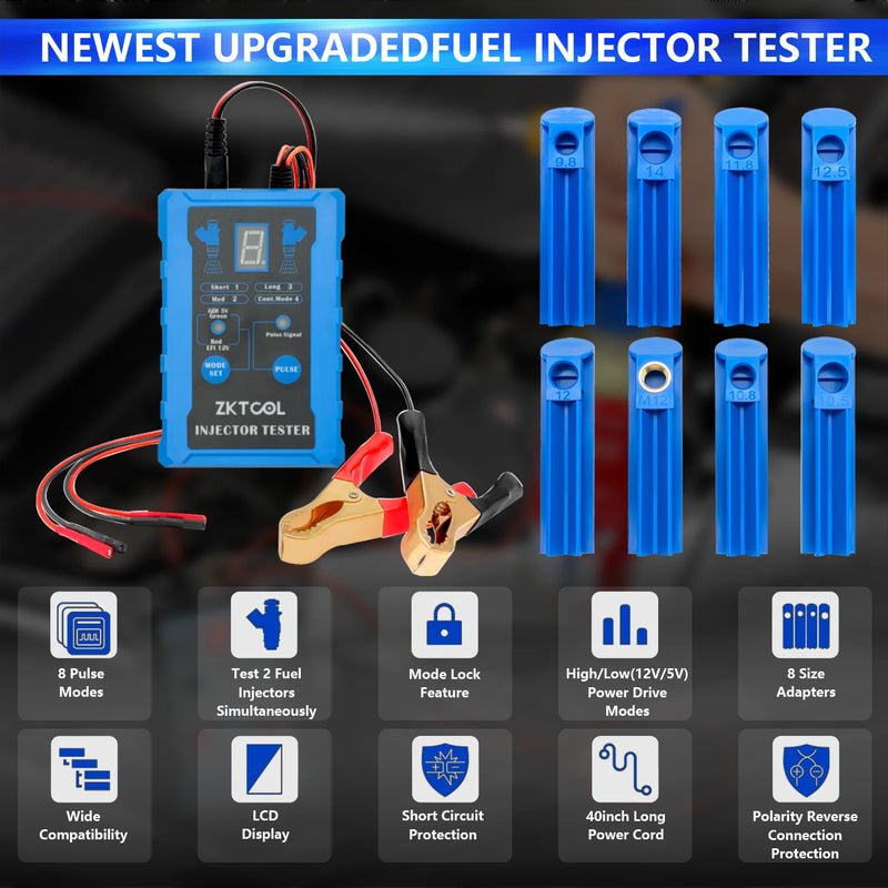 Kit Universal de Prueba y Limpieza de Inyectores de Combustible