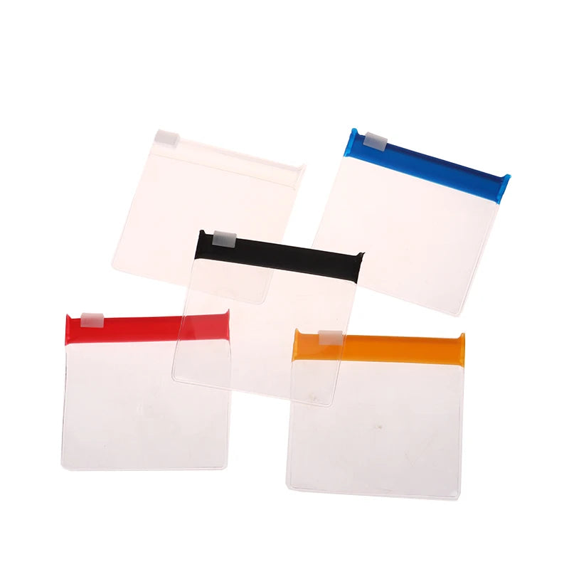 Ensemble de Pochettes Zippeuses en EVA Transparente pour Pilules