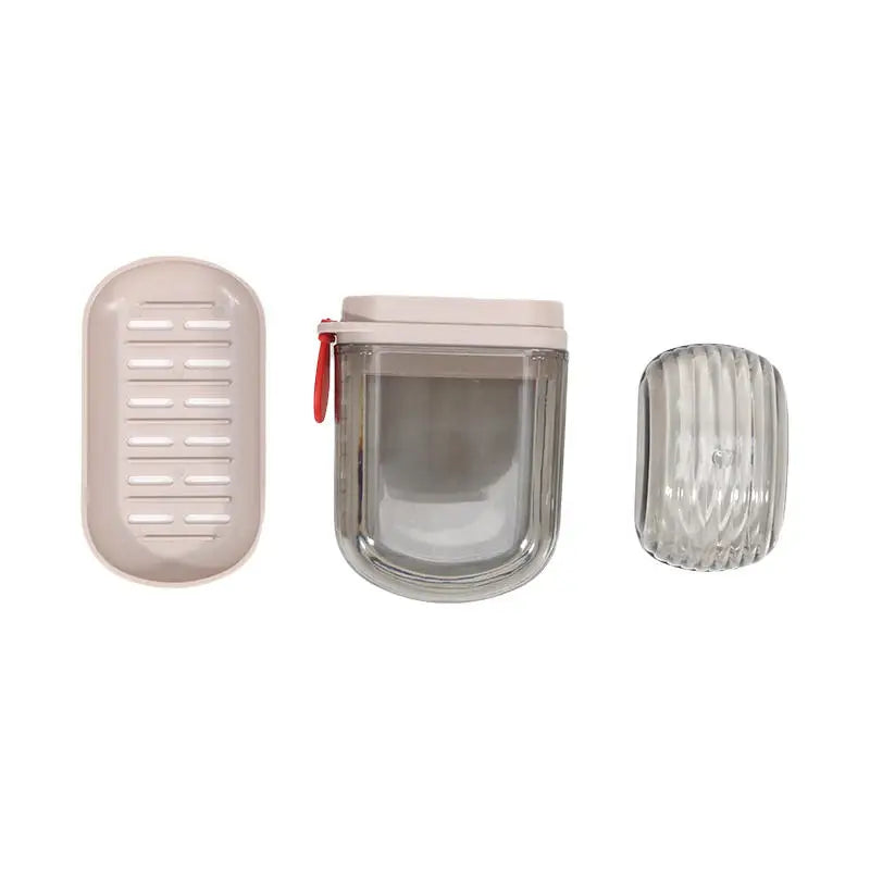 Travel Soap Box with Drainable Lid for Camping and Bathroom Use