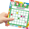 Animal Reward Chart Set with Stickers for Kids
