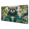 Fantasy Card Playmat with Rabbit Archer & Raccoon Design