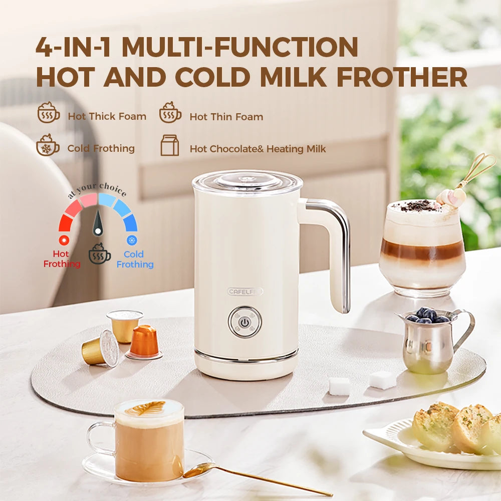 Espumador de Leche Eléctrico 4 en 1