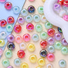 Multicolor Faceted Acrylic Spacer Beads for Jewelry Making