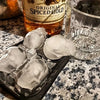 Skull and Diamond Silicone Ice Cube Mold Tray with Lid