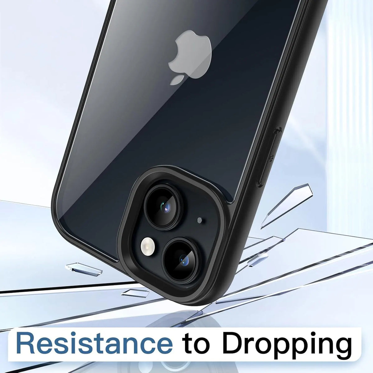 Clear Shockproof Silicone Phone Case for iPhone