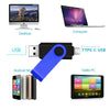Dual-Interface USB Flash Drive with Type-C and Standard USB