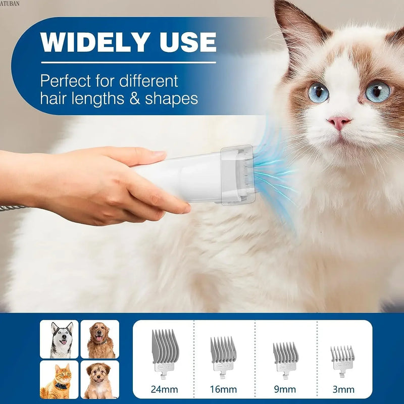 Quiet Pet Grooming Vacuum Kit