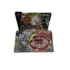 A box for a 4D Metal Fusion Battle Set with Launcher spinning top toy featuring Astro-Pegasus 105RF.