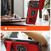 Rotating Magnetic Ring Phone Case with Kickstand for iPhone