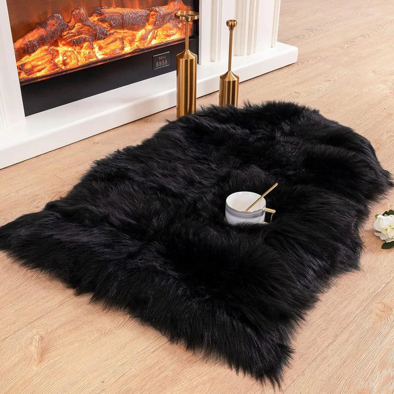 Luxury Shaggy Faux Fur Rug