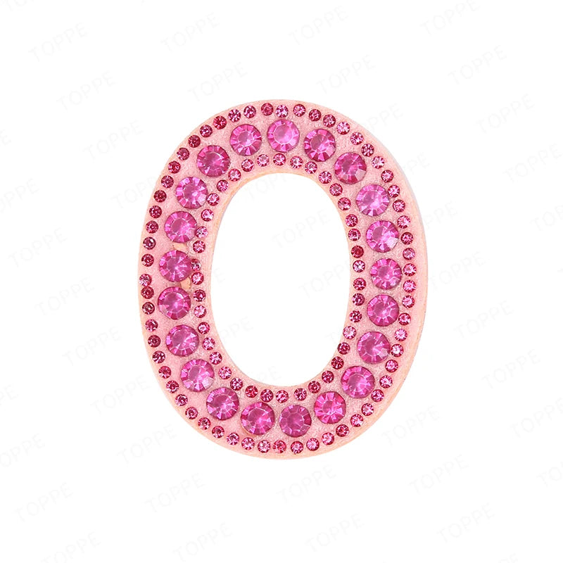 Pearl Rhinestone Letter Patches – Iron-On 3D DIY Embellishments