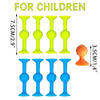 Soft Silicone Animal Building Blocks with Suction Cups