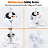 Multifunctional folding design of a solar camping lantern with USB charging and remote control.