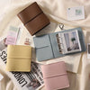 Mini Faux Leather Photo Album with 50 Transparent Pages