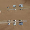Strong Magnetic Non-Piercing Earrings with Cubic Zirconia