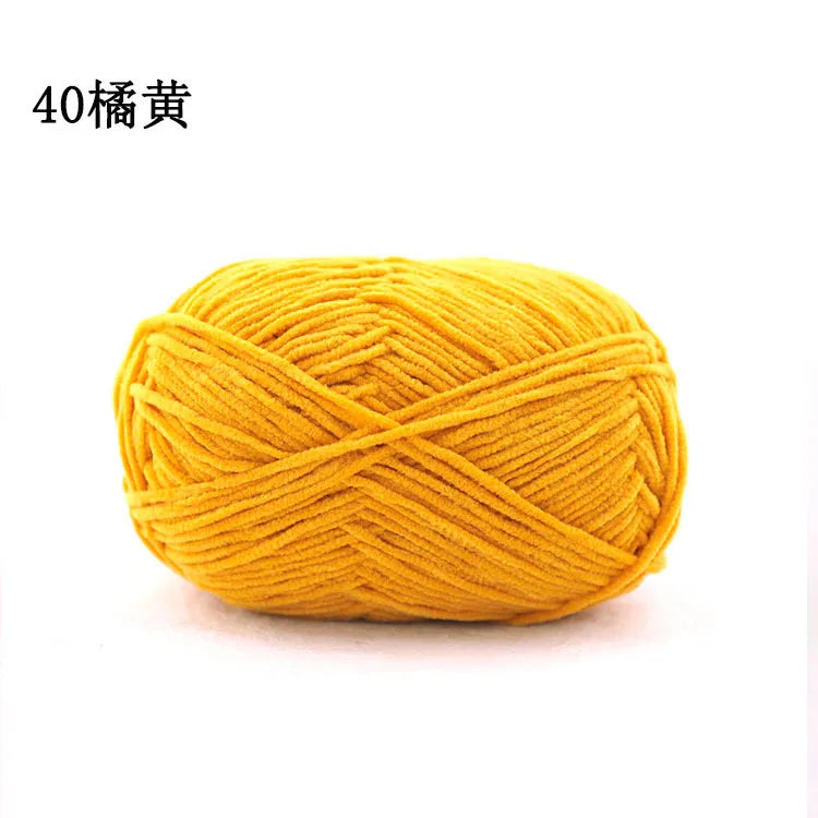 Matte Chenille Yarn for Crochet and Knitting