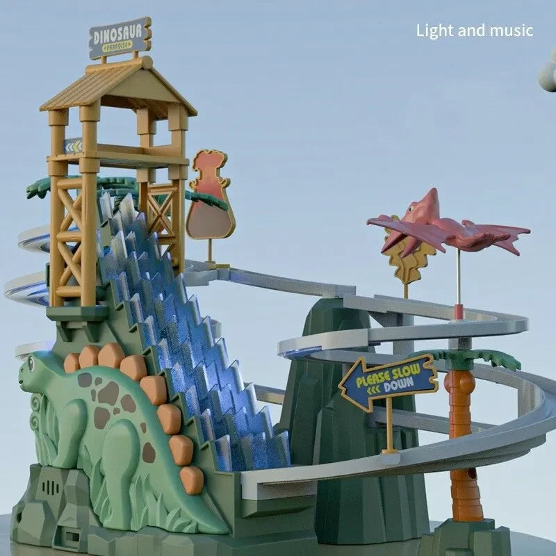 Electric Dinosaur Climbing Slide for Kids