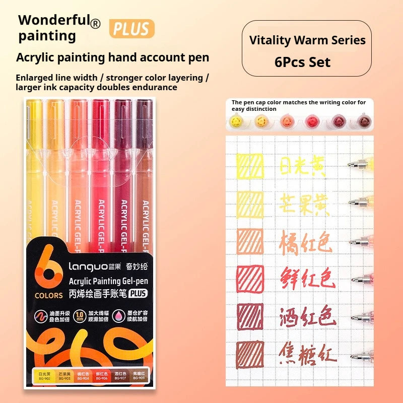 Vibrant Gel Pen Set – Smooth Writing for Art, Notes & Journaling