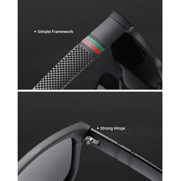 Oversized Square Polarized Sunglasses