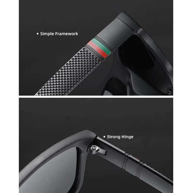 Oversized Square Polarized Sunglasses
