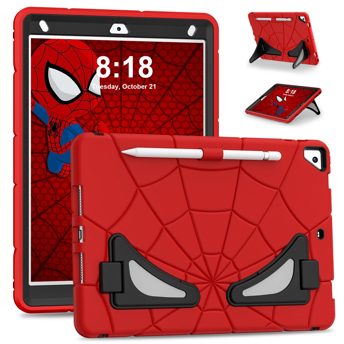 Rugged Shockproof iPad Case with Stand
