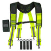 Work Suspenders with Detachable Phone Holder and Tool Belt Support