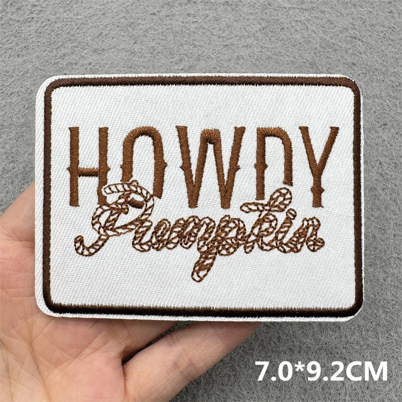 Pink Embroidered Iron-On Letter Patches for Clothing & Accessories