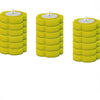 Disposable Toilet Brush Set with Wall-Mounted Holder and Refill Heads