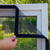 Self-Adhesive Zippered Mosquito Net Window Screen