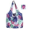 Foldable Reusable Shopping Tote with Animal Print Design