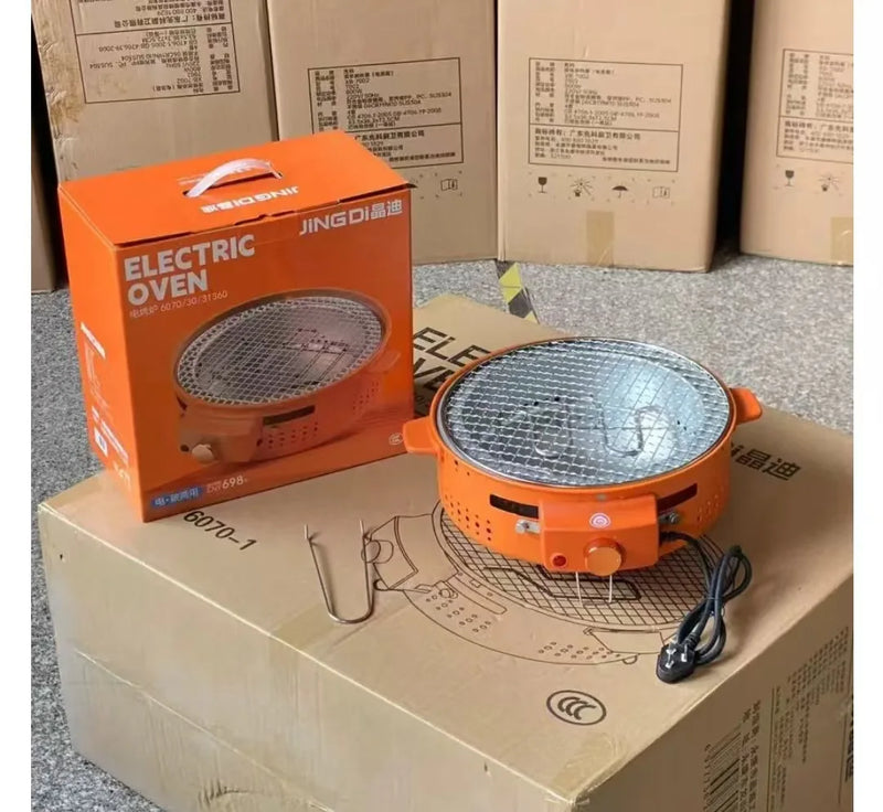 Dual-Fuel Elektro- & Holzkohle-Indoor-Grill