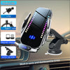 RGB Wireless Car Charger Mount for Vents and Dashboard