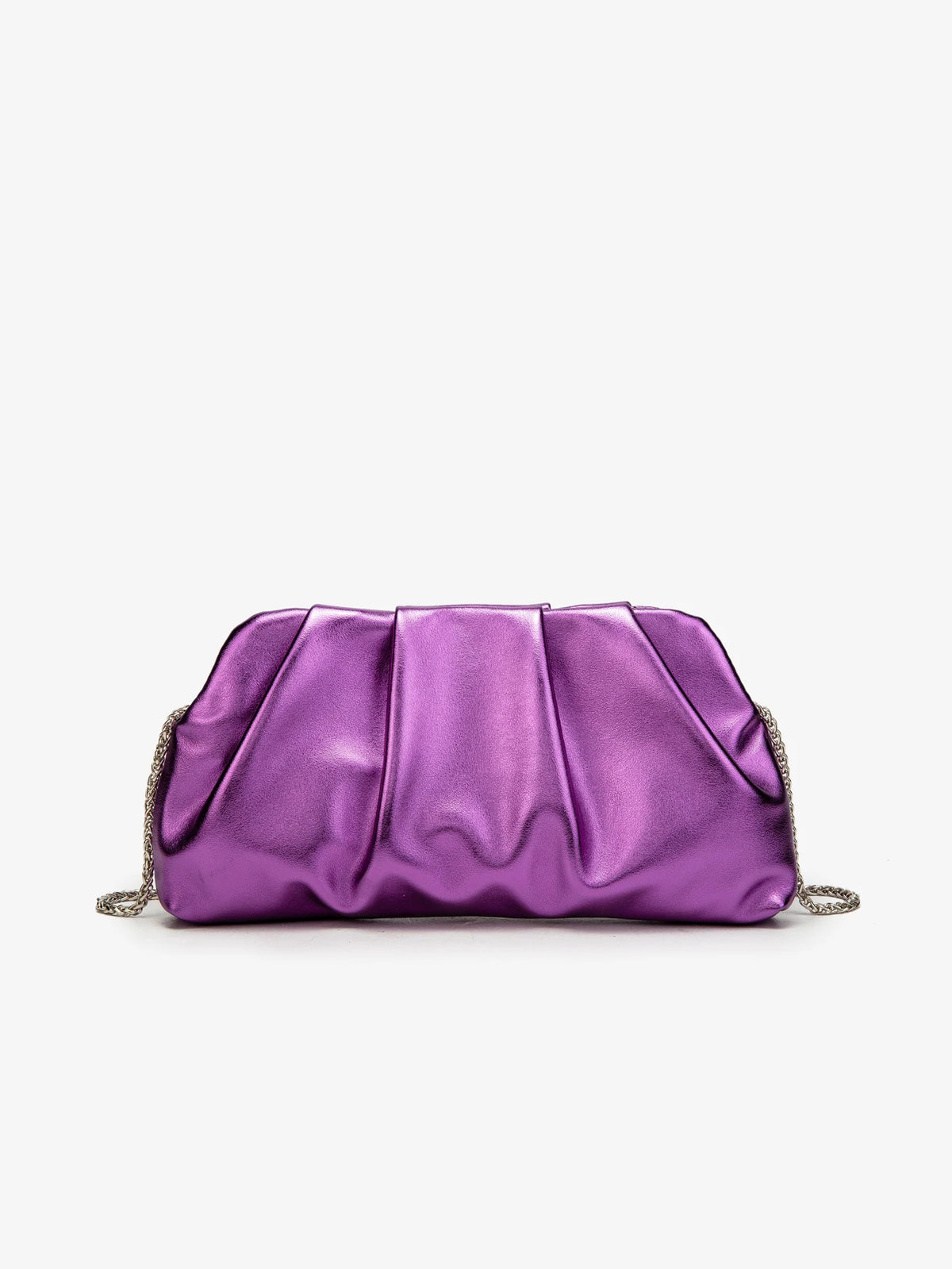 Elegant Chain Shoulder Bag with Crystal Accents