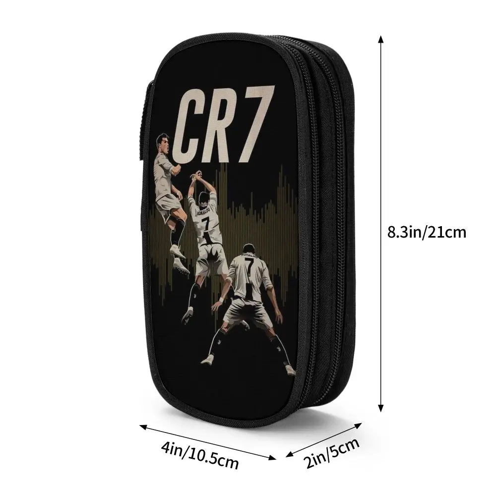 Soccer Star Pen Case – Large-Capacity Pencil Pouch