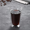 Doppelwandige Borosilikatglas-Tasse