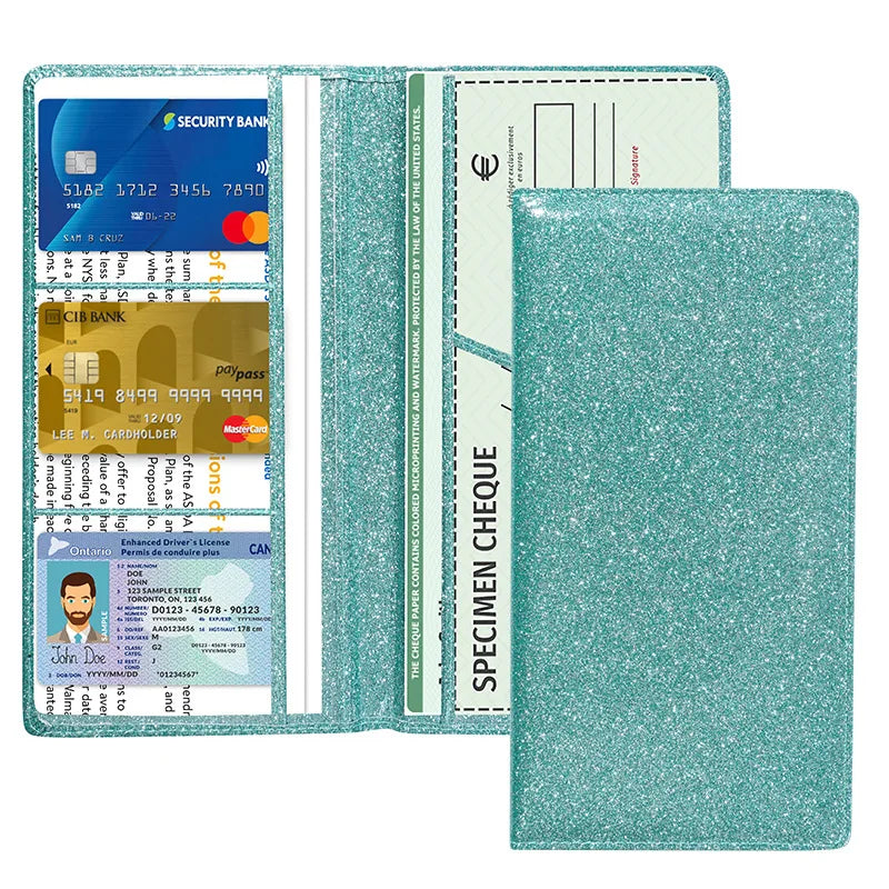 Leather Car Document Organizer with Card Holder