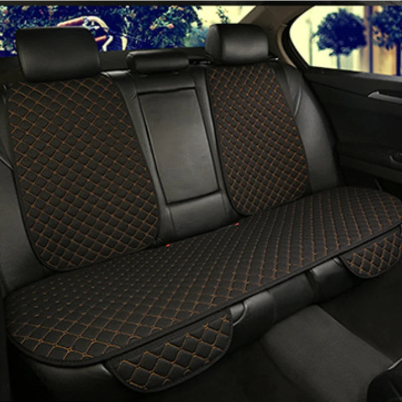 Breathable Linen Front Car Seat Cover