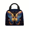 Insulated Butterfly Lunch Bag with Front Pocket