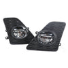 Black LED front fog light grilles for Lexus GS350 and GS450h F Sport vehicles.