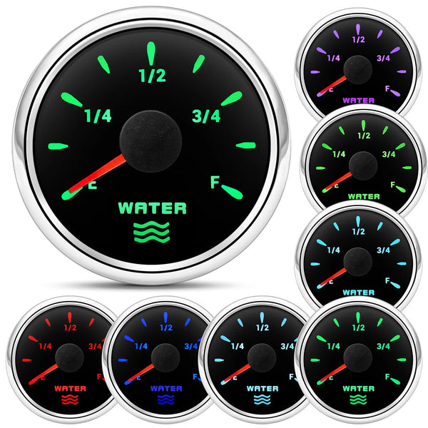 52mm Digitaler Wasserstands-Messgerät mit 7-Farben-LED-Anzeige