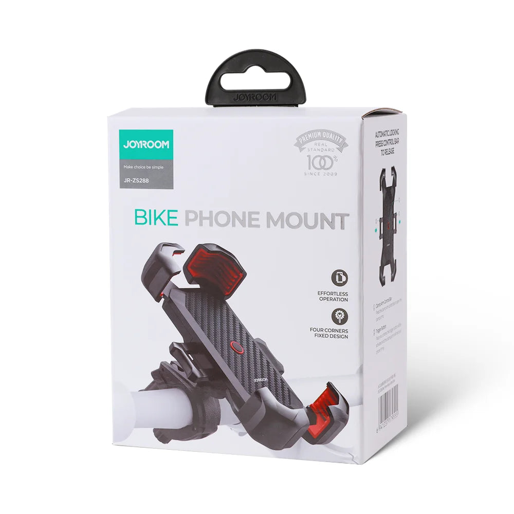Universal Bike Phone Holder with 360° Rotation & Auto-Lock