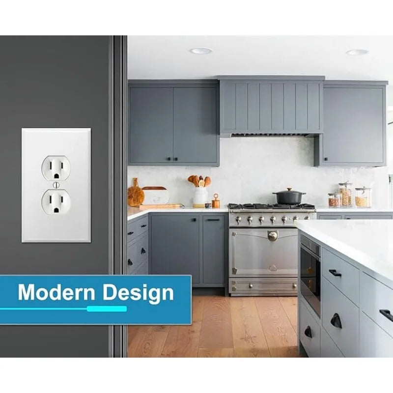 Durable ABS Wall Light Switch Cover Plate