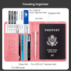 RFID-Blocking PU Leather Passport Holder with 3D Embossed Design