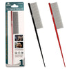 Dual-Metal Pet Grooming Comb with Tapered Tail