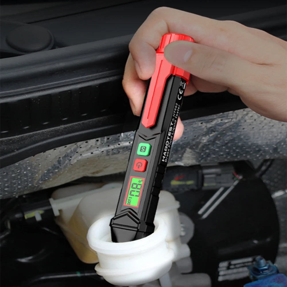 Digital Brake Fluid Tester with Backlit Display