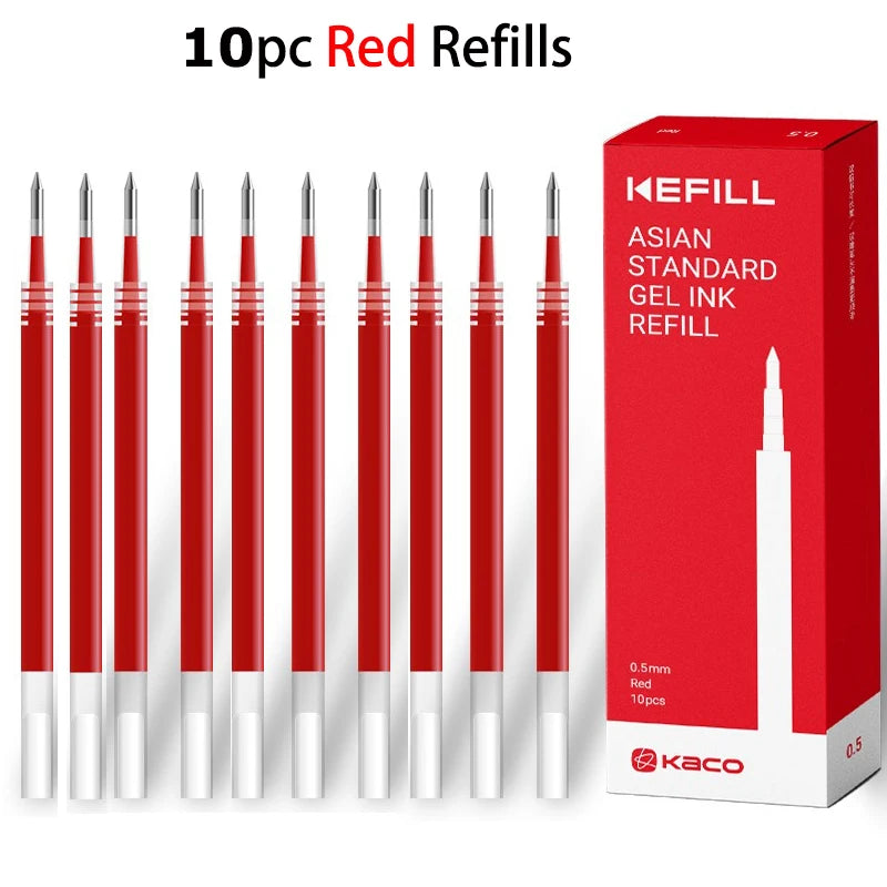 KACO POPUP Retractable Gel Pen – 0.5mm Smooth Writing, Quick-Dry Ink