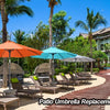 Waterproof Replacement Patio Umbrella Canopy