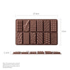 Deep Silicone Chocolate Bar Mold for Homemade Candy & Desserts