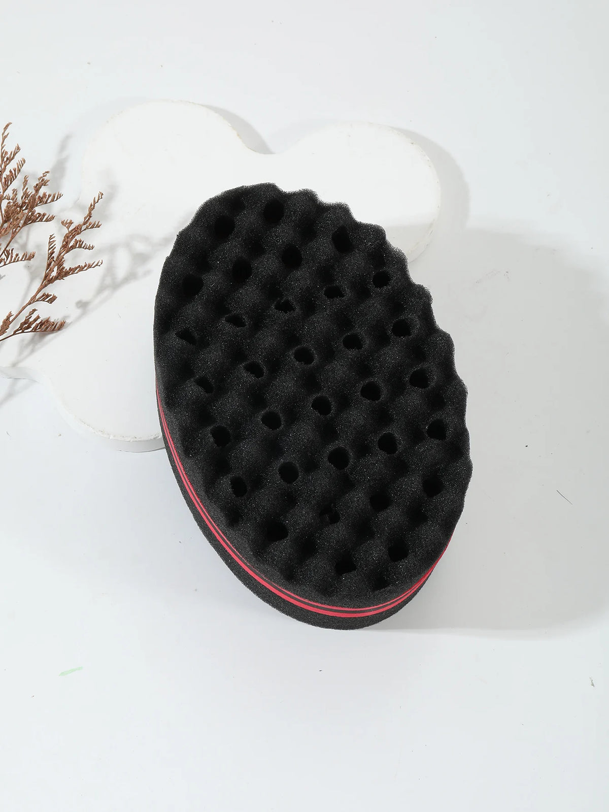 Professional Curl Defining Sponge Brush for Natural Hair